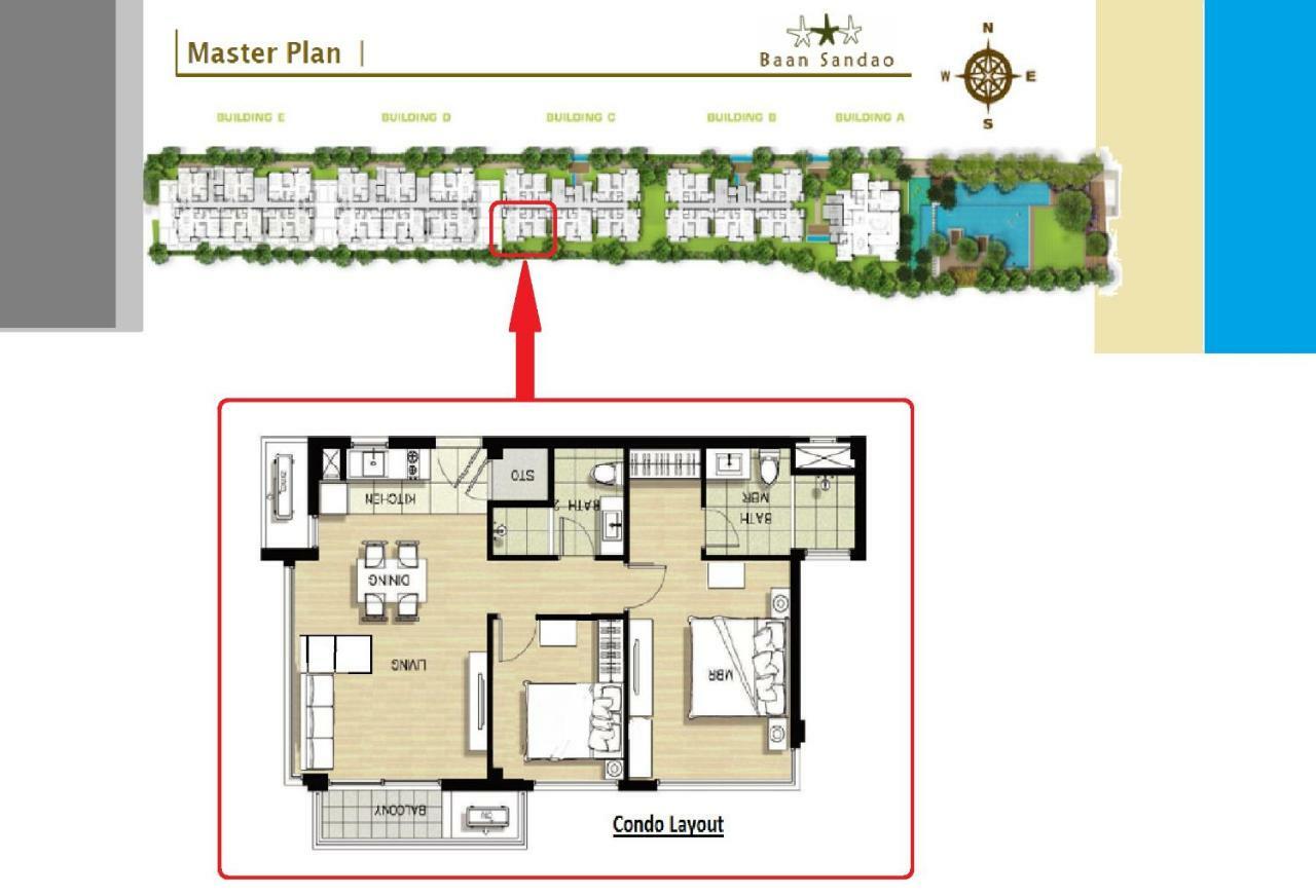 Appartamento Baan San Dao HHQ Esterno foto